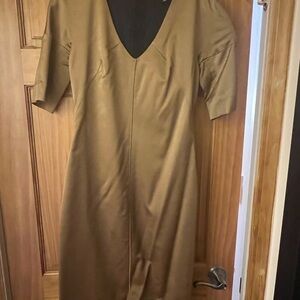 D&G Classic Brown Midi Dress